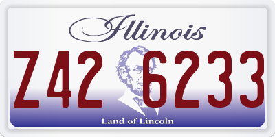 IL license plate Z426233