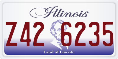 IL license plate Z426235