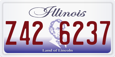 IL license plate Z426237