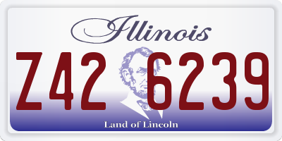 IL license plate Z426239