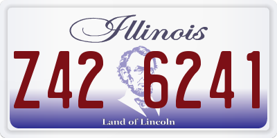 IL license plate Z426241