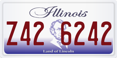 IL license plate Z426242