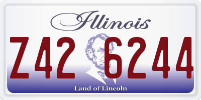 IL license plate Z426244