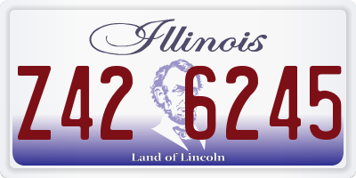 IL license plate Z426245