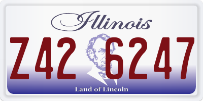 IL license plate Z426247