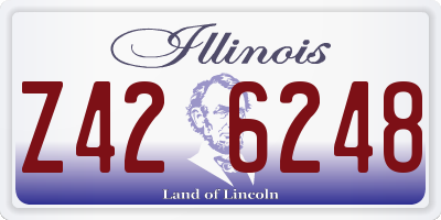IL license plate Z426248