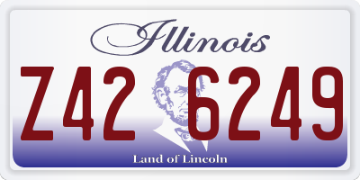 IL license plate Z426249