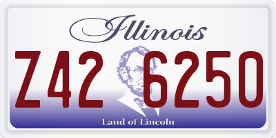 IL license plate Z426250