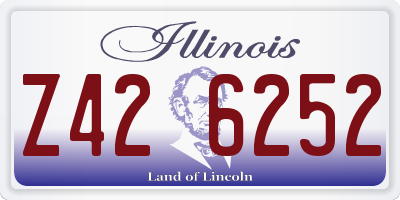 IL license plate Z426252