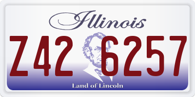 IL license plate Z426257