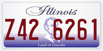 IL license plate Z426261