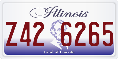 IL license plate Z426265