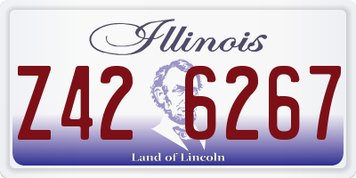 IL license plate Z426267