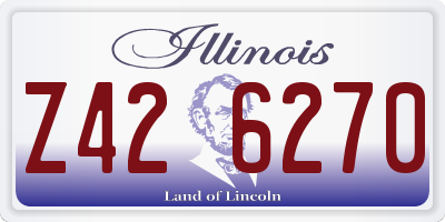IL license plate Z426270