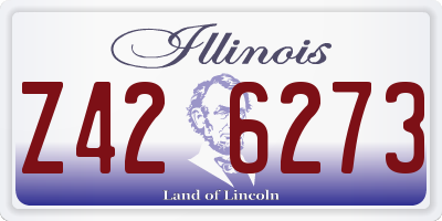 IL license plate Z426273
