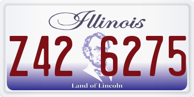IL license plate Z426275