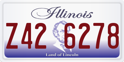 IL license plate Z426278
