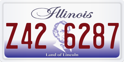 IL license plate Z426287