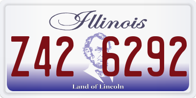 IL license plate Z426292