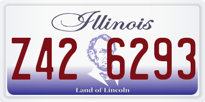 IL license plate Z426293