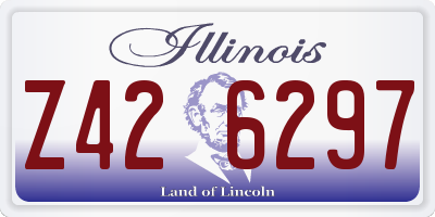IL license plate Z426297