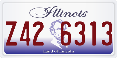 IL license plate Z426313