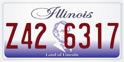 IL license plate Z426317