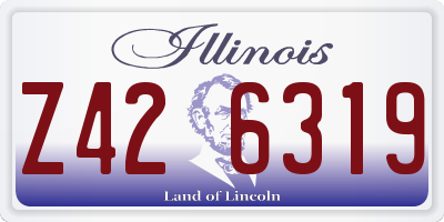 IL license plate Z426319