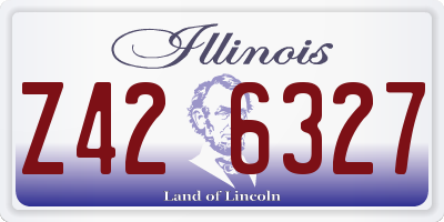 IL license plate Z426327