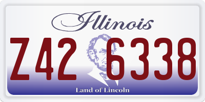 IL license plate Z426338