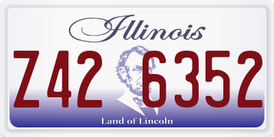 IL license plate Z426352