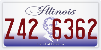 IL license plate Z426362