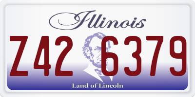 IL license plate Z426379