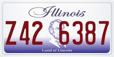 IL license plate Z426387