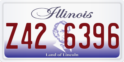 IL license plate Z426396