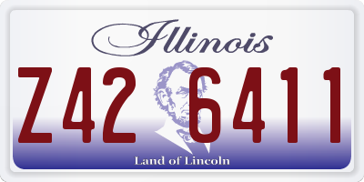 IL license plate Z426411