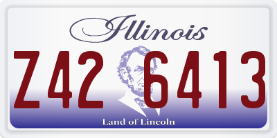 IL license plate Z426413