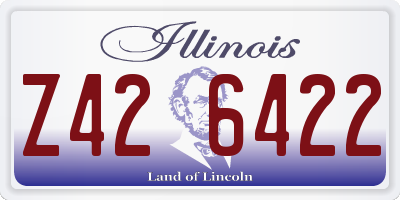 IL license plate Z426422