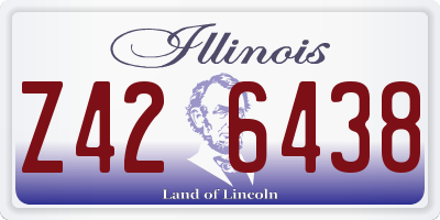 IL license plate Z426438