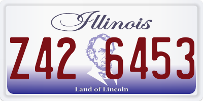 IL license plate Z426453