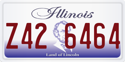 IL license plate Z426464