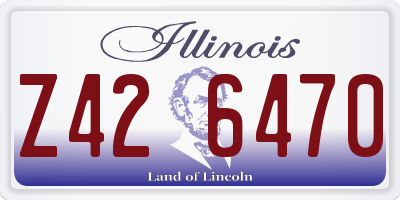 IL license plate Z426470