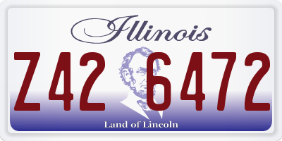 IL license plate Z426472
