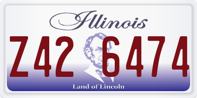 IL license plate Z426474