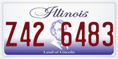 IL license plate Z426483
