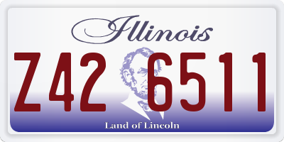IL license plate Z426511