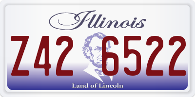 IL license plate Z426522