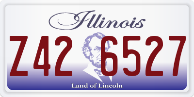 IL license plate Z426527