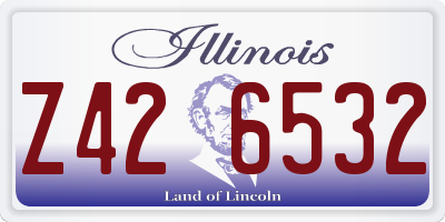 IL license plate Z426532