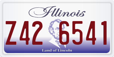 IL license plate Z426541